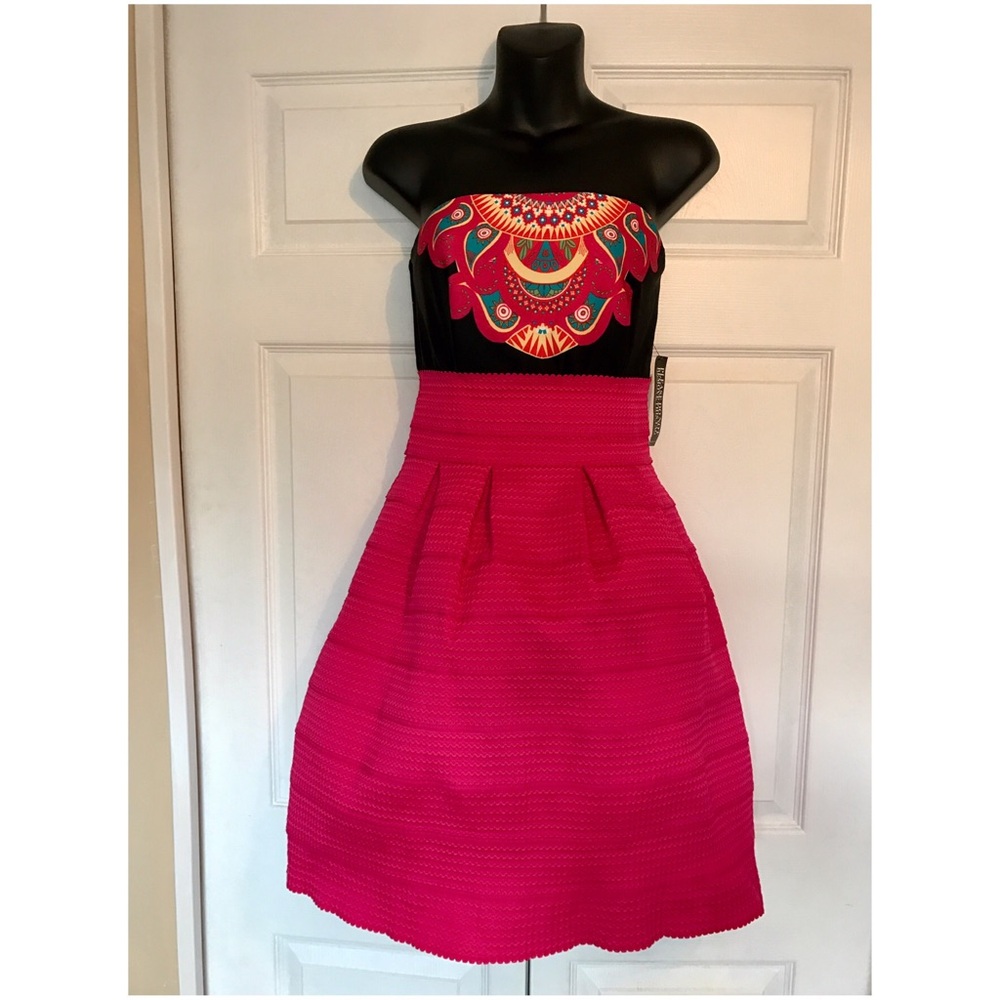 BANDAGE FLARE DRESS